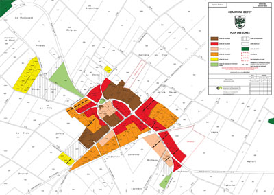 Fey Plan des Zones